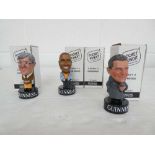 4x 'Pocket Pundit' football commentators with audio, produced by Guinness, each boxed; John Barnes