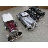 4x scale model classic cars; The Franklin Mint 1939 Maybach Zeppelin and 1930 Duesenberg J Derham