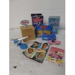 Various Thunderbirds collectables including; 2x Corgi FAB 1 models boxed and 1x further unboxed,