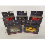 8x Shell Collezione die cast Ferrari cars, each boxed