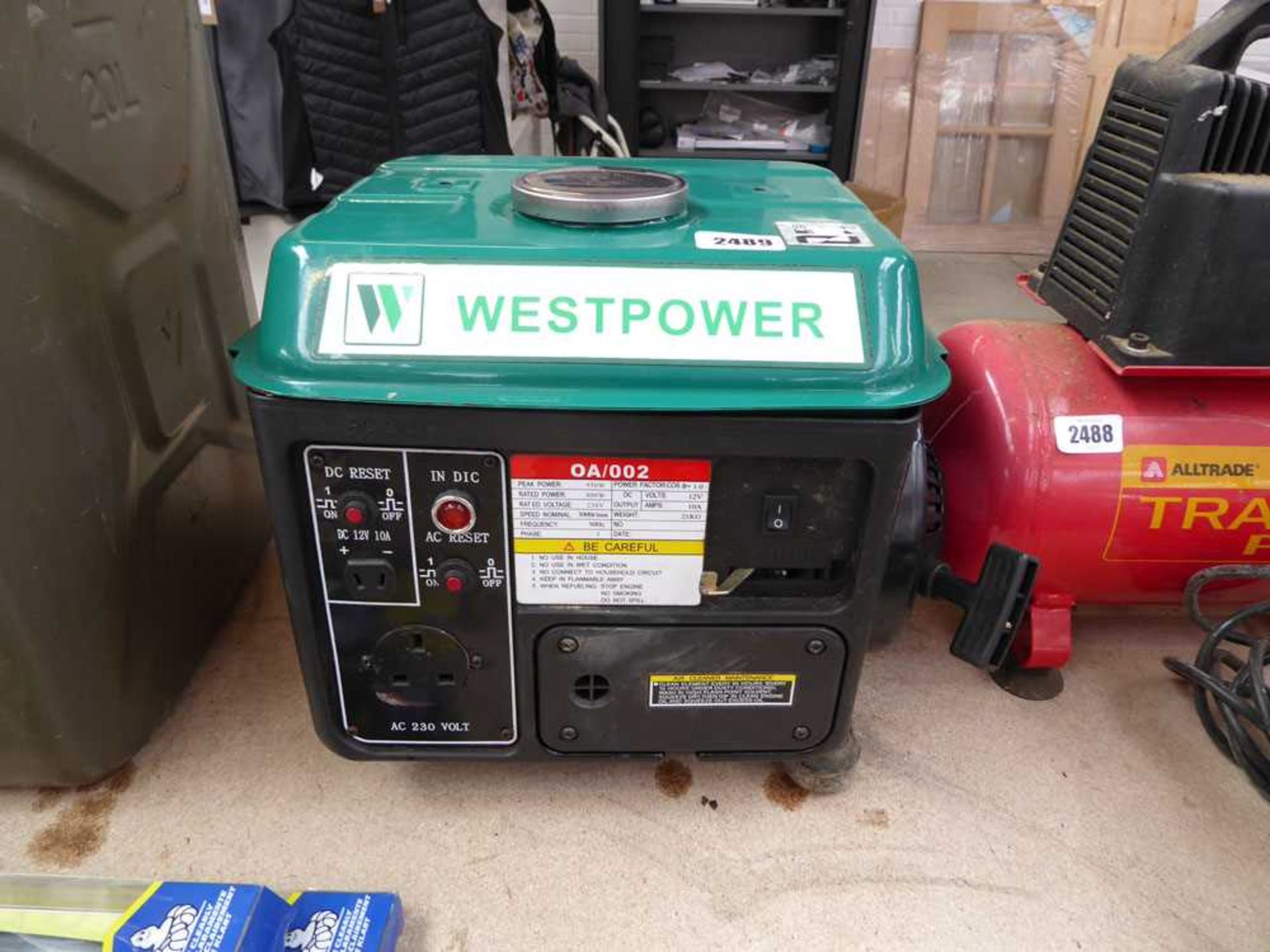 West Power petrol generator