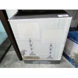 +VAT Boxed pair of modern table lamps