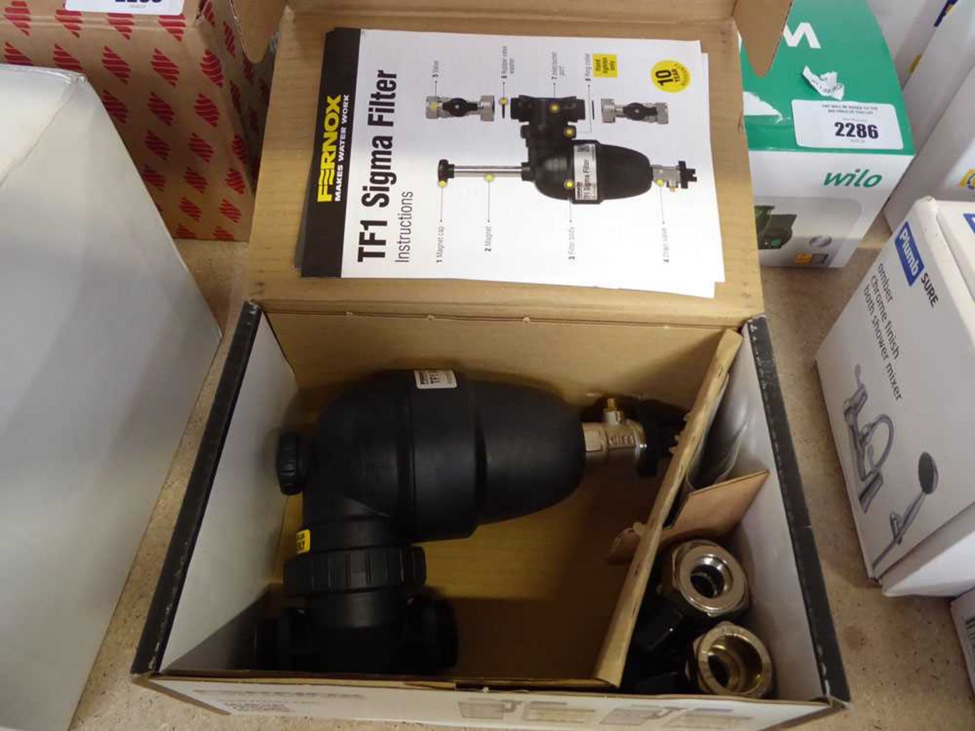 +VAT Boxed Fernox central heating TF1 Sigma filter - Image 2 of 2