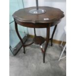 Mahogany occasional table