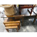 Mahogany gate leg dining table