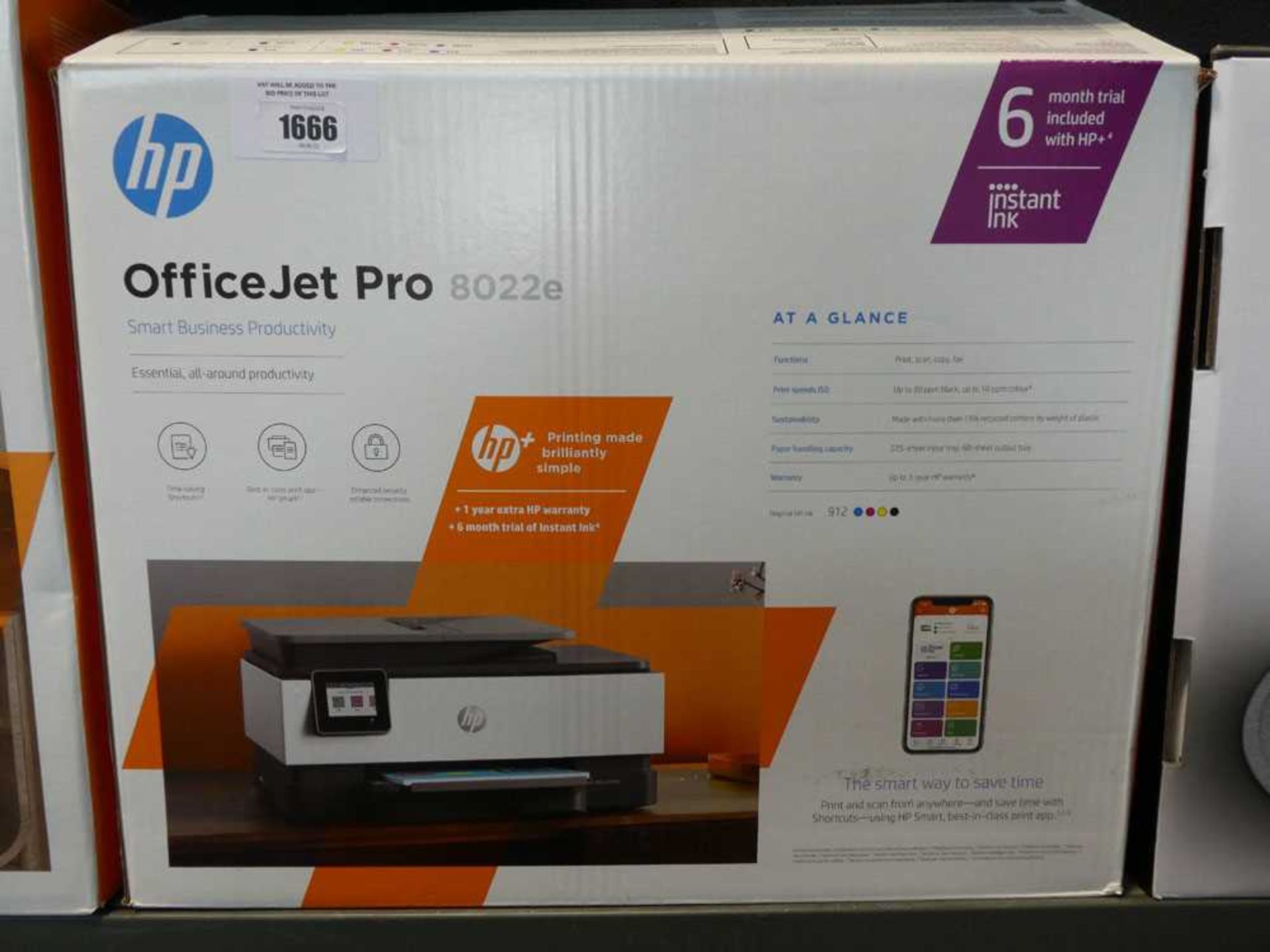 +VAT HP Officejet Pro printer (8022e)