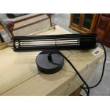 +VAT Pair of modern black ceiling light fixtures