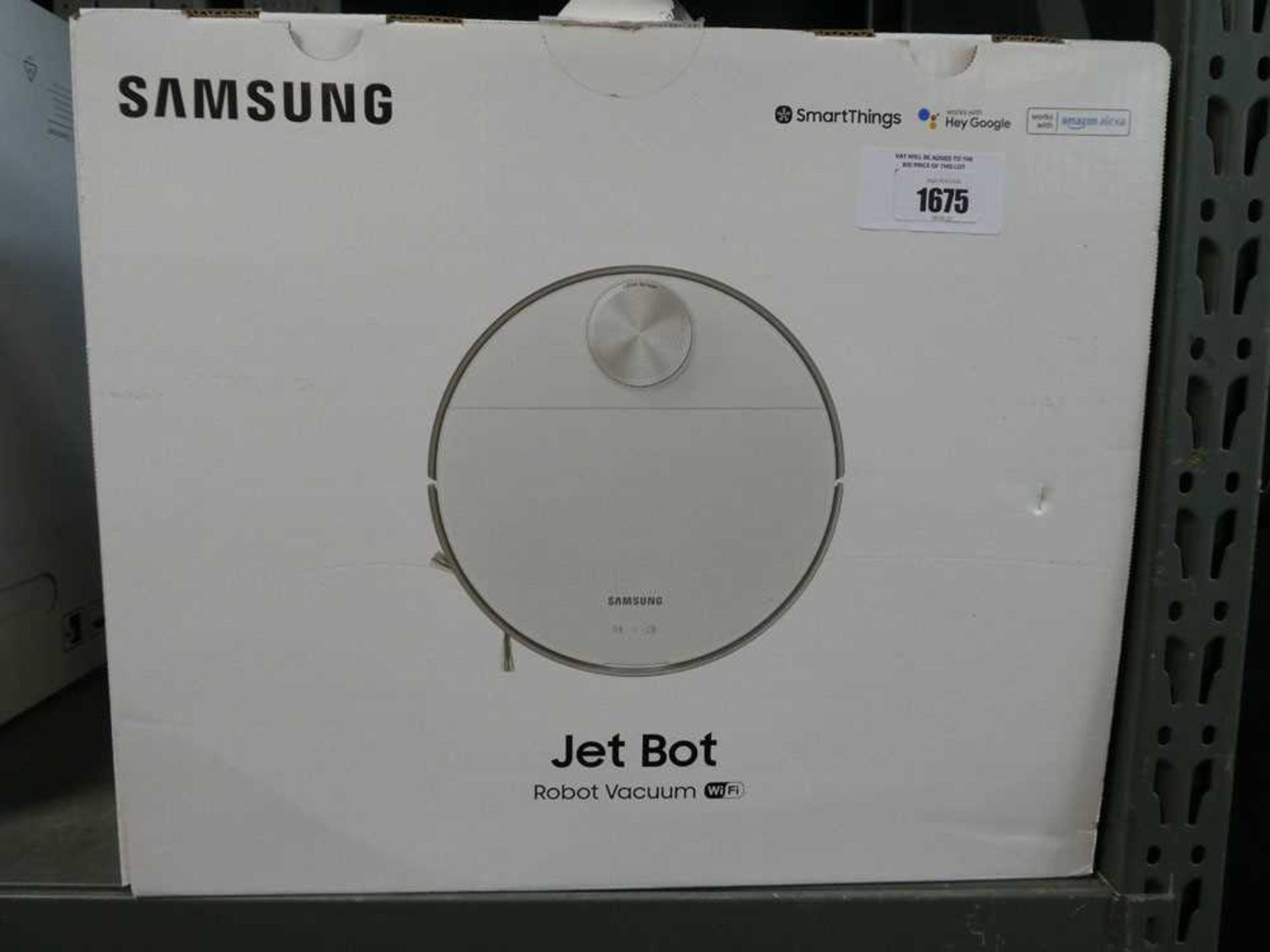 +VAT Samsung Jet Bot robotic vacuum cleaner in box