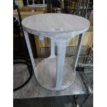 +VAT Lime washed type occasional table