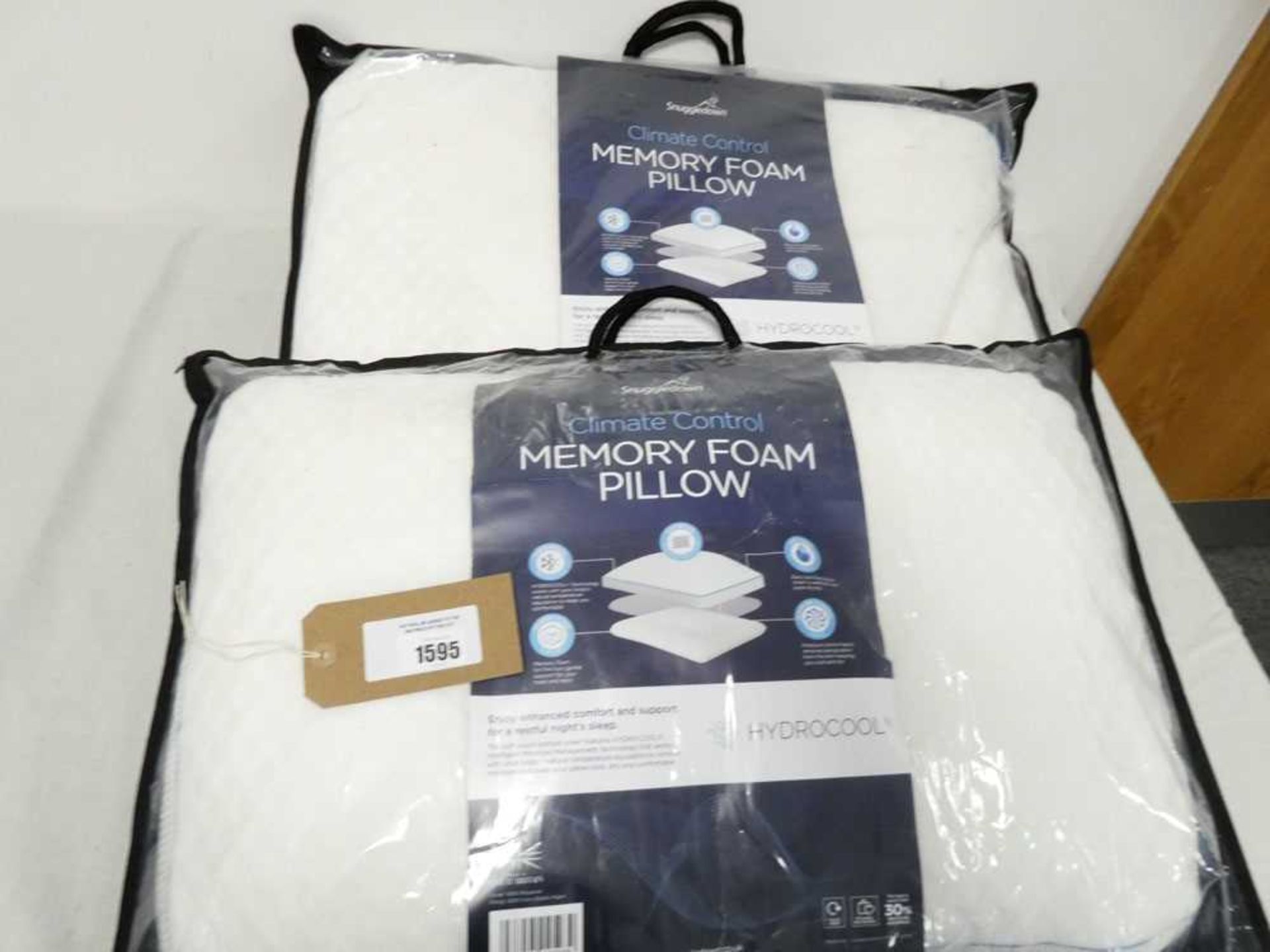 +VAT 2 Snuggle Down climate control memory foam pillows