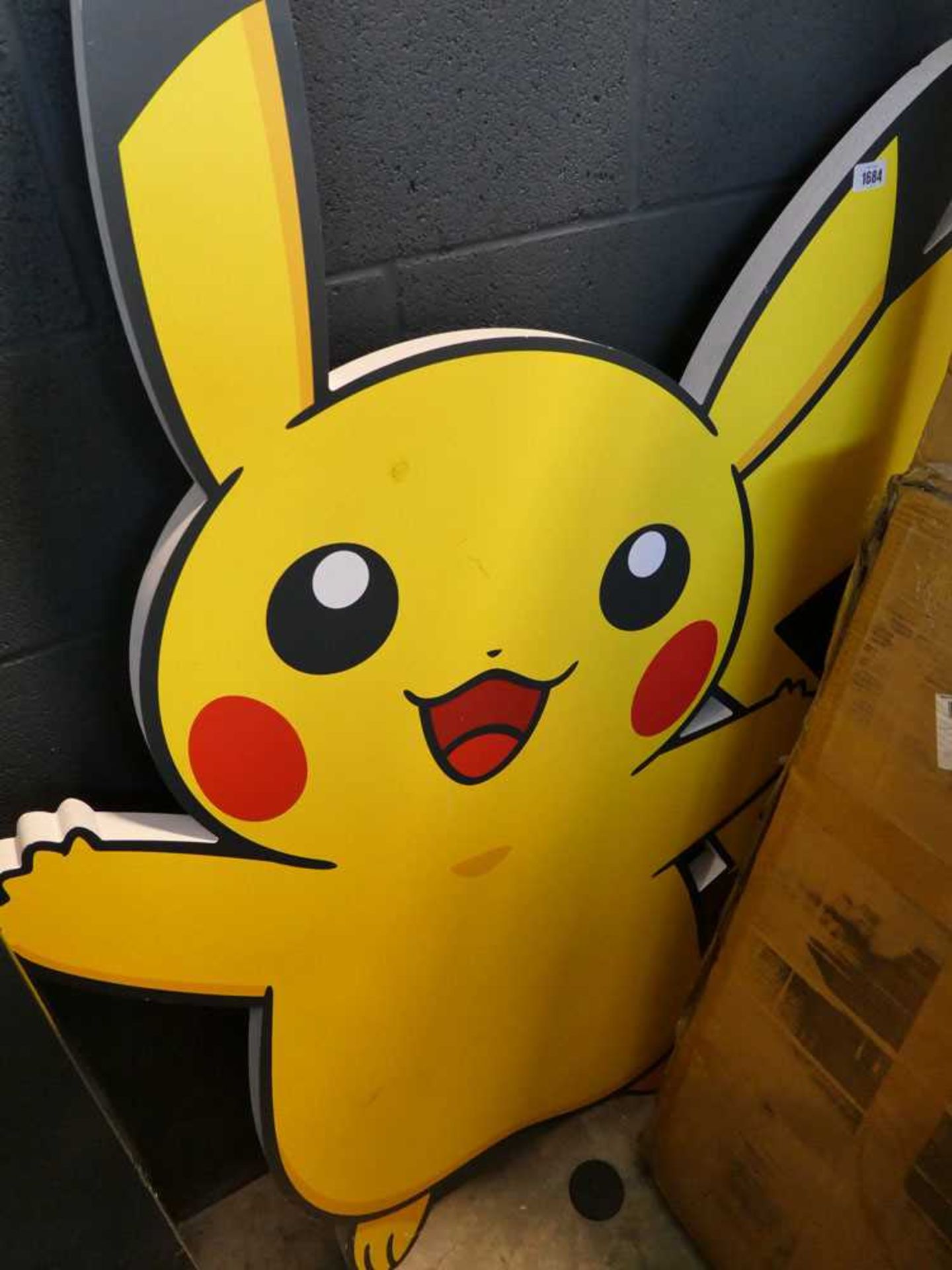 Pikachu character cutout