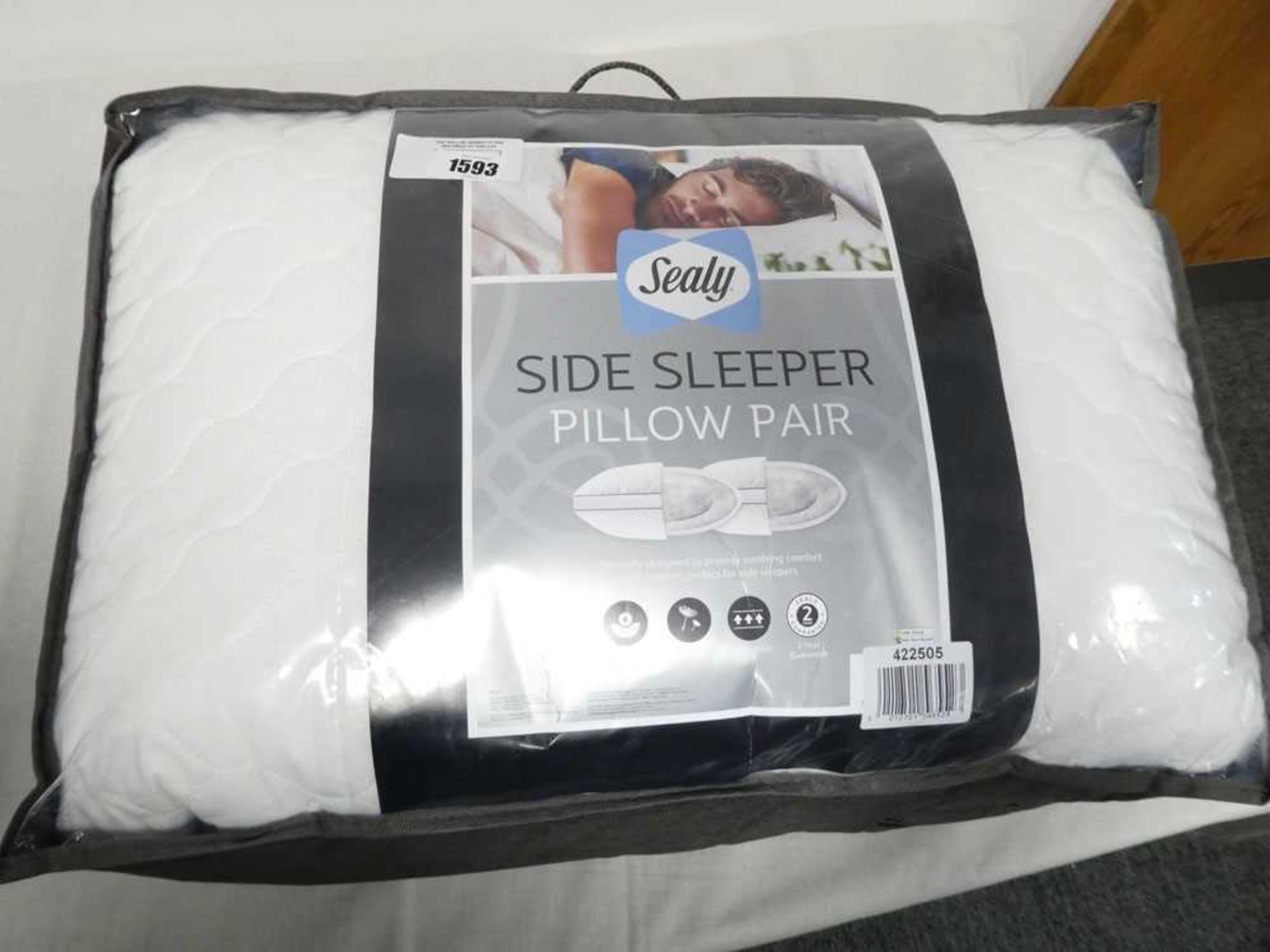 +VAT Sealy side sleeper pillow pair