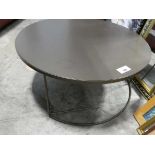 +VAT Metal circular coffee table