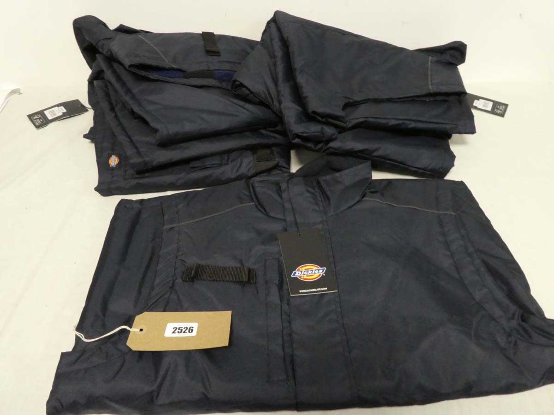 +VAT 5 mens Dickies work gilets in navy (size L)