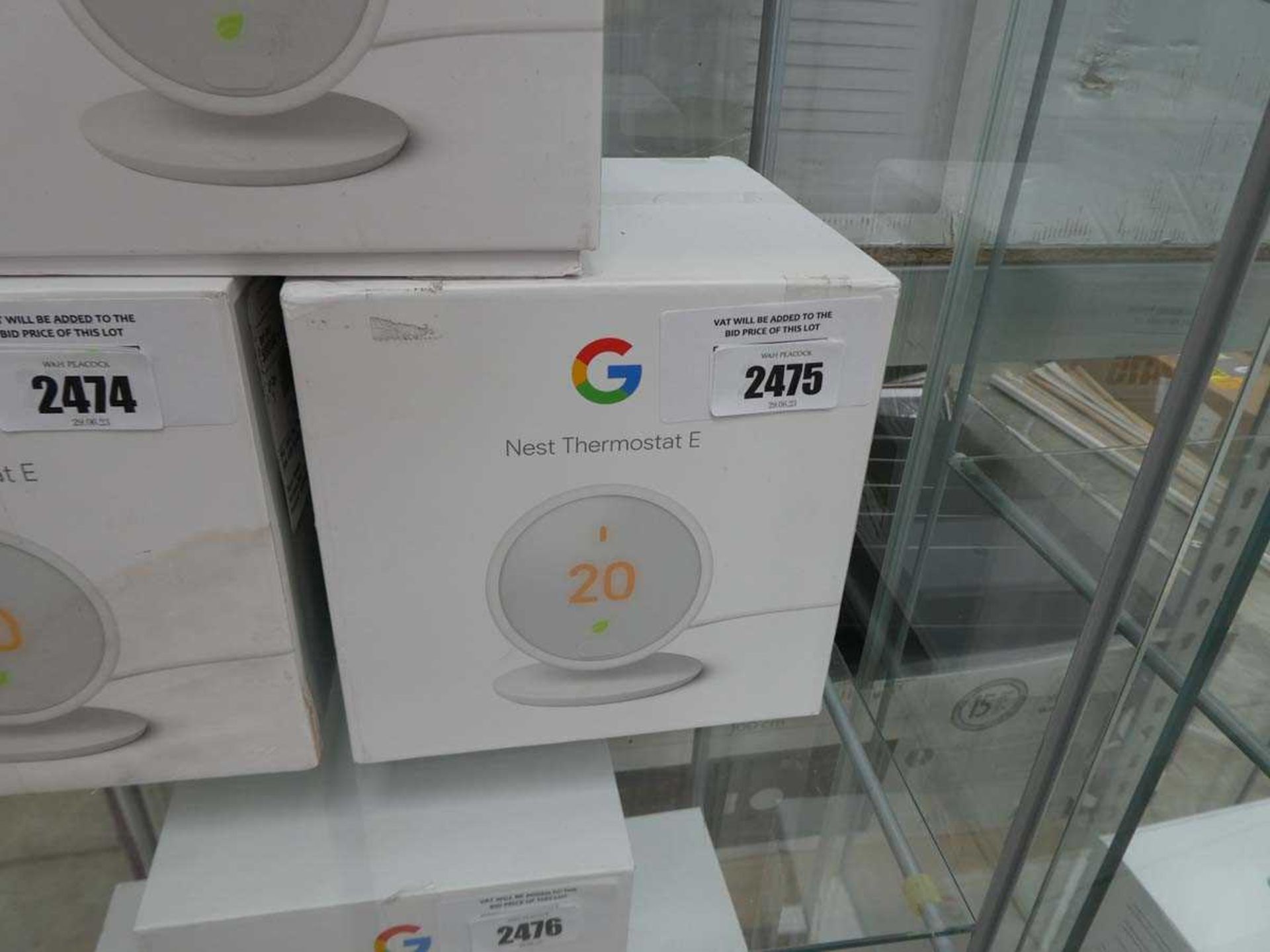 +VAT Boxed Google Nest thermostat E