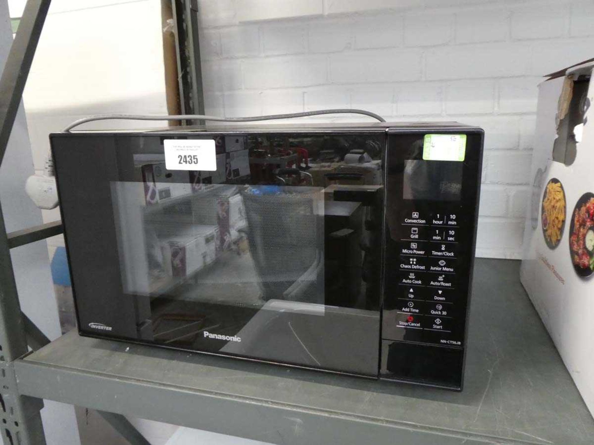 +VAT Panasonic NN.CT56JB inverter microwave in black