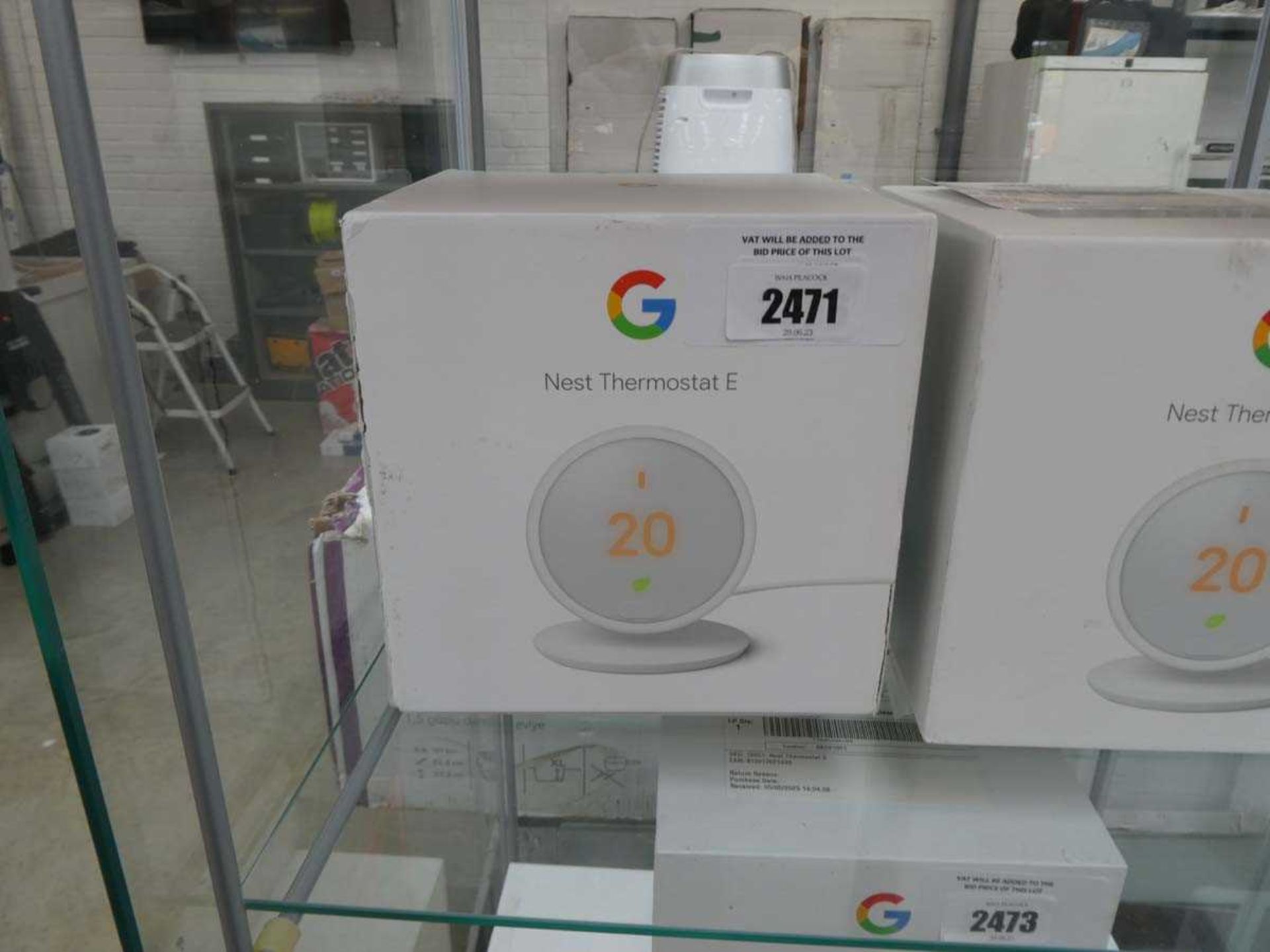 +VAT Boxed Google Nest thermostat E