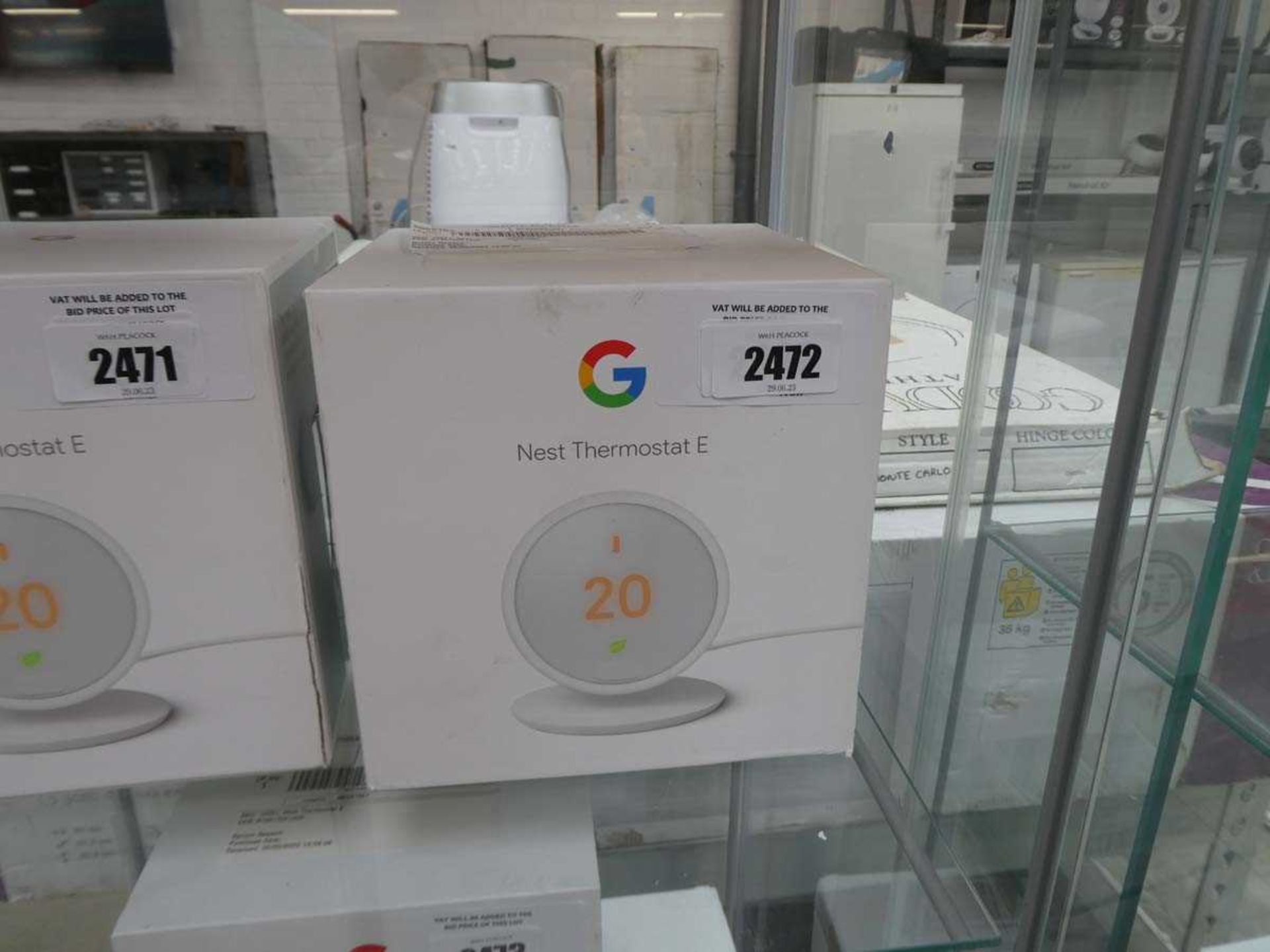 +VAT Boxed Google Nest thermostat E