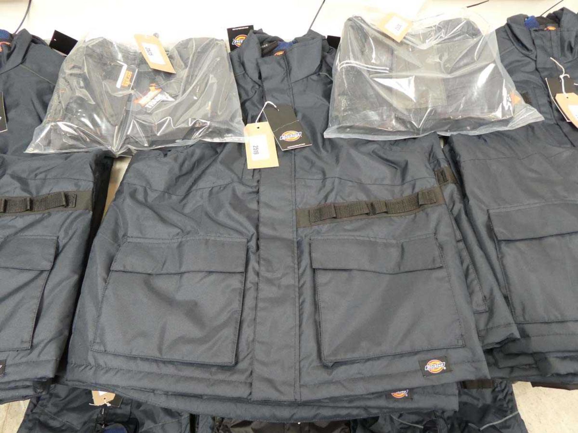 +VAT 5 mens Dickies work gilets in navy (size L) - Image 2 of 2