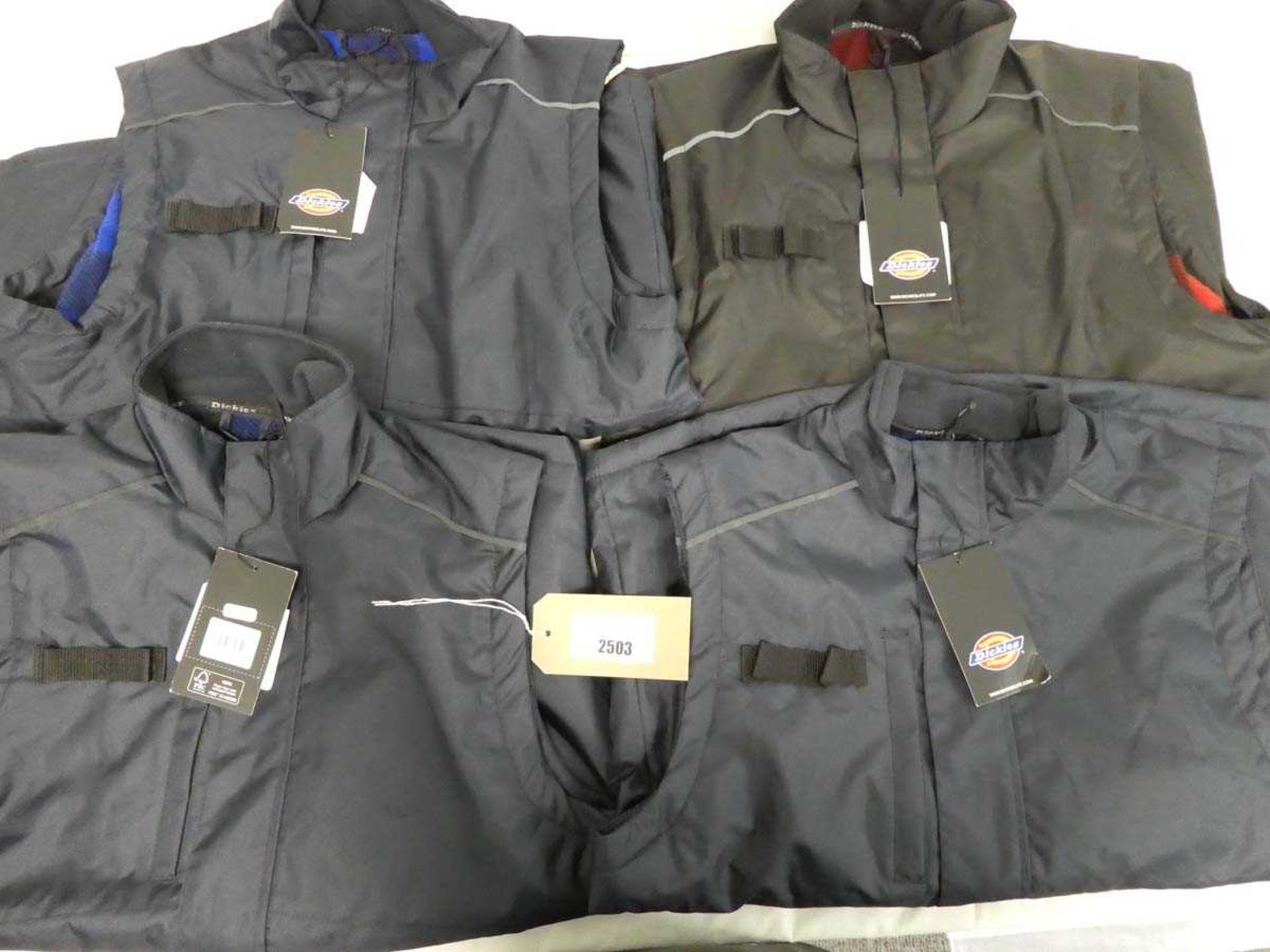 +VAT 4 mens Dickies work gilets (all size L)