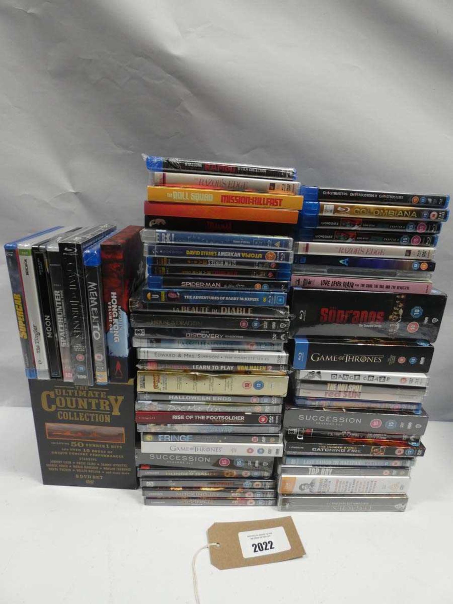 +VAT Selection of DVD and Blu-Ray films / box sets