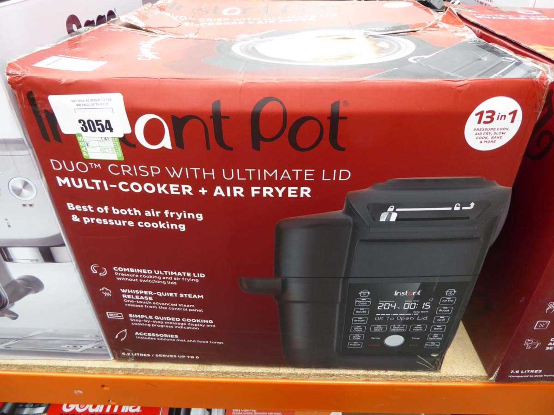 +VAT Instant Pot Duo crisp multi cooker and air fryer