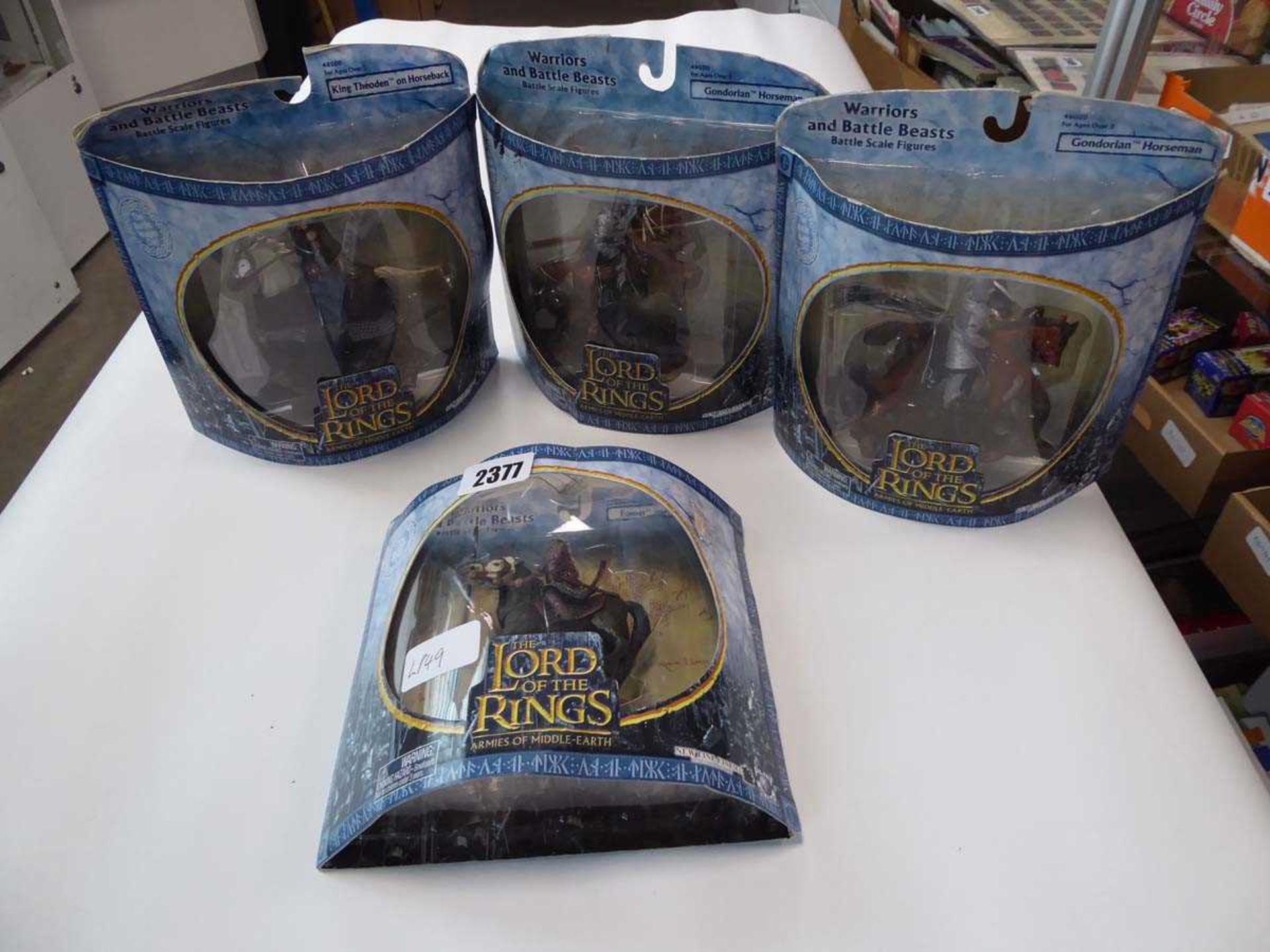 4 Lord of the Rings figures