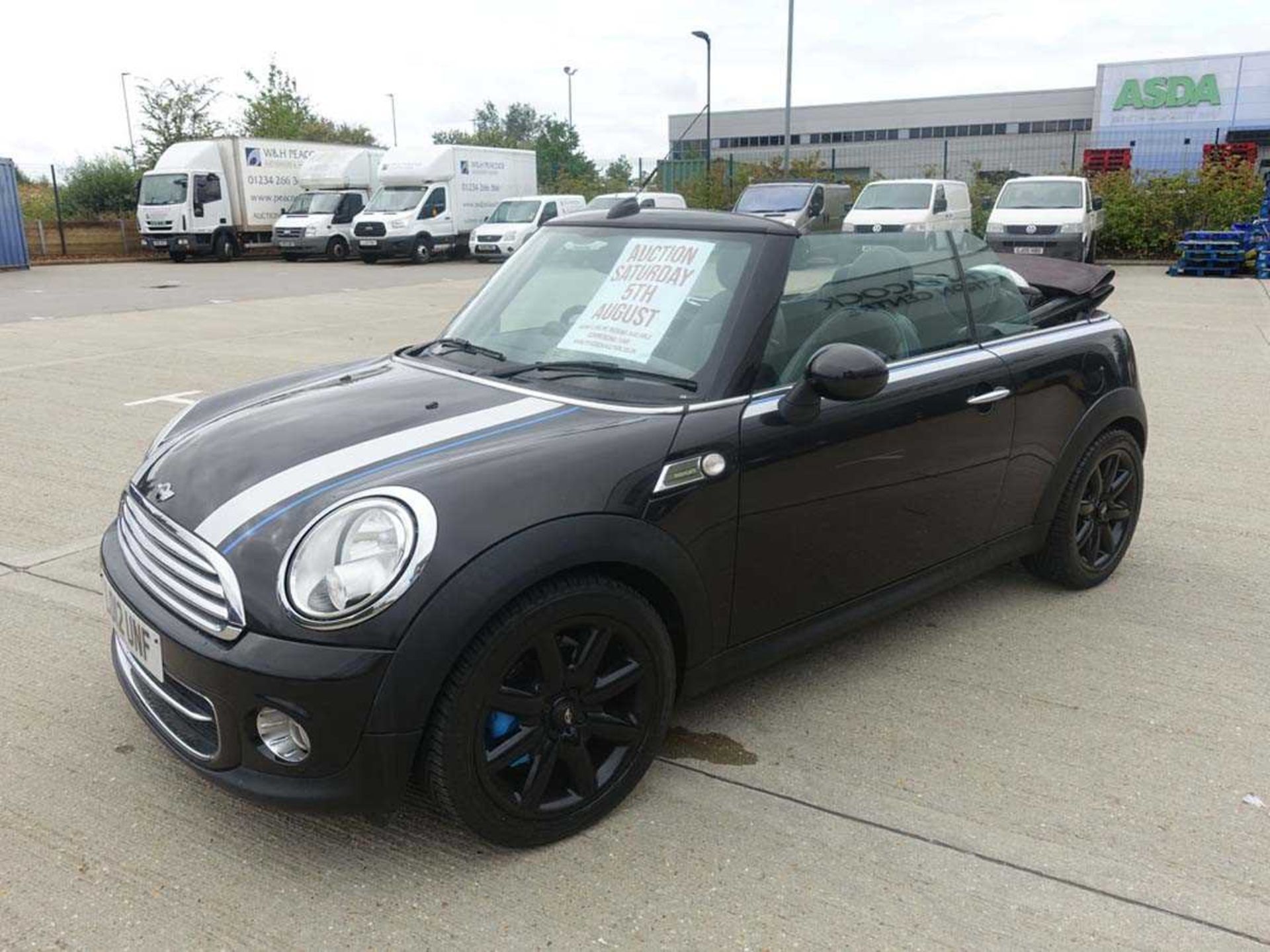 2012 Mini Cooper D Highgate convertible in brown, diesel, first registered 29/06/2012, Mot until - Image 16 of 16