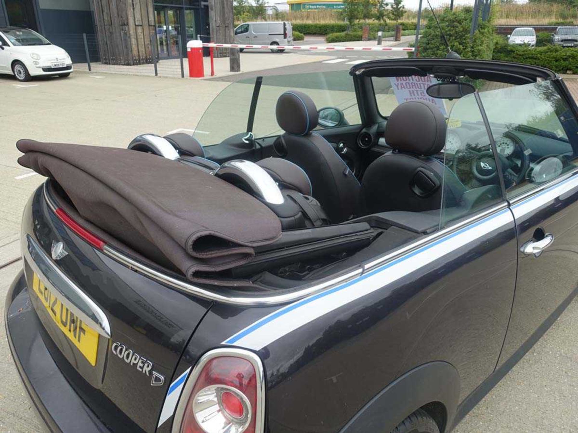 2012 Mini Cooper D Highgate convertible in brown, diesel, first registered 29/06/2012, Mot until - Image 15 of 16