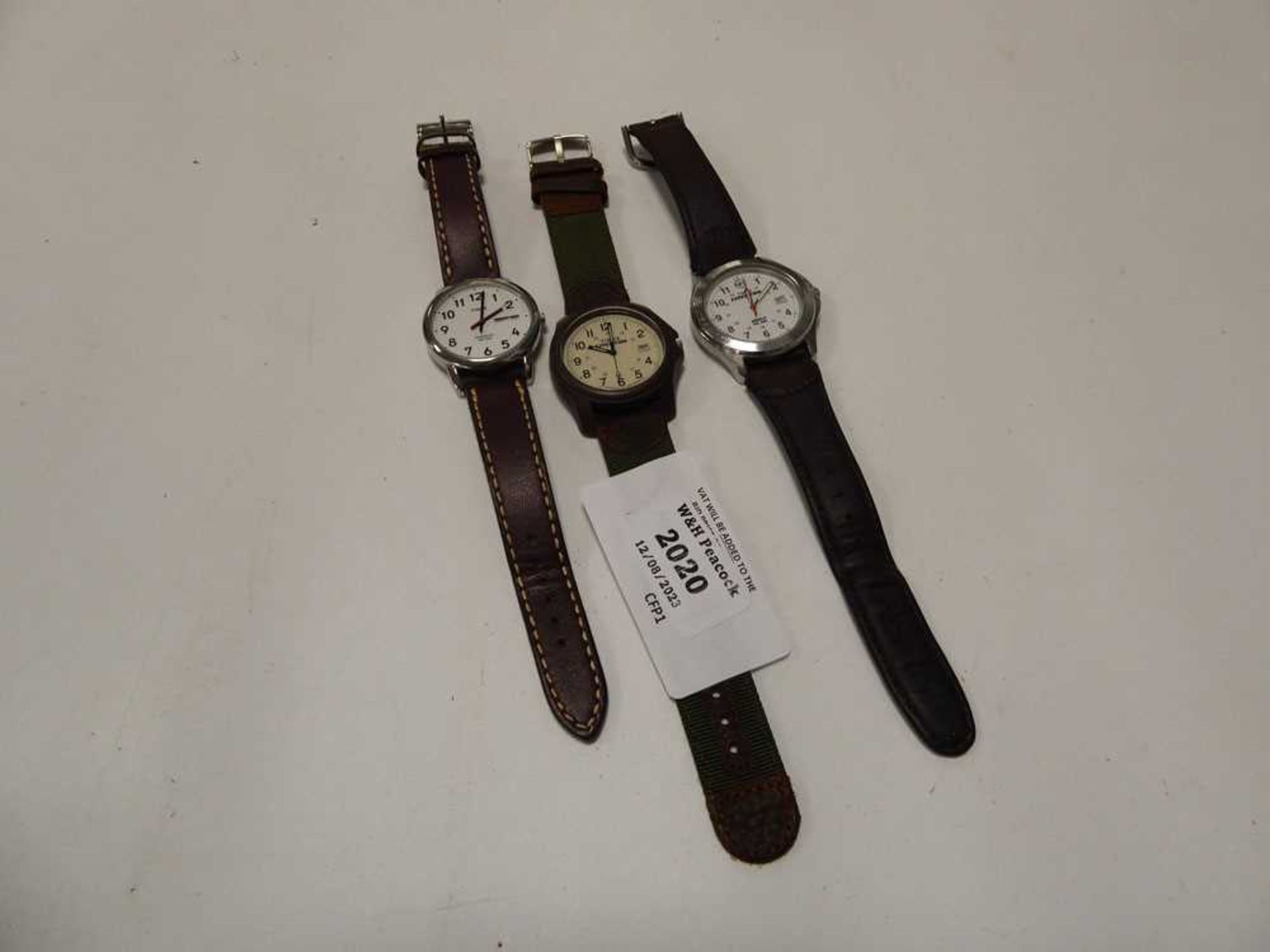 +VAT 3 x mixed Timex watches