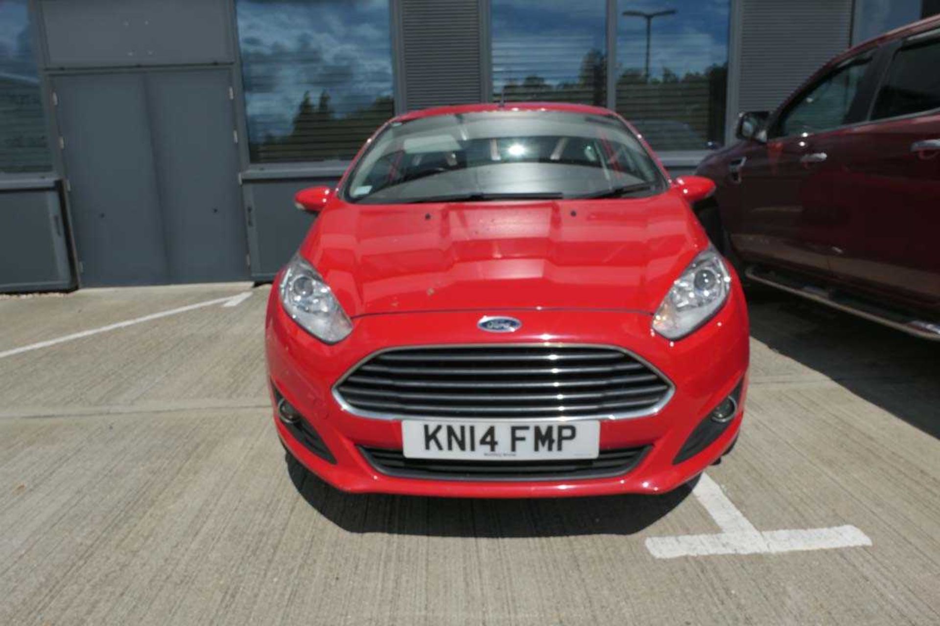 Ford Fiesta Zetec 3-door hatchback in red, first registered 31.03.2014, registration plate KN14 FMP, - Image 3 of 12