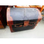 Canvas clad dome topped trunk