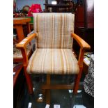 Upholstered child's armchair