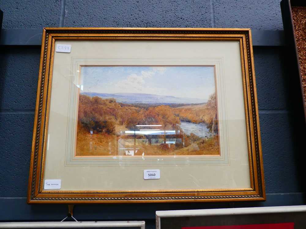 Landscape watercolour by W. Eyre Walker