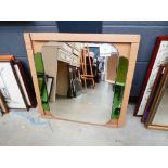 +VAT Three panelled mirror