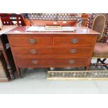 Edwardian chest of 2 over 2 drawers