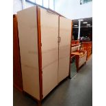 Lebus part bedroom suite, comprising of double wardrobe, headboard, and dressing table