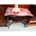 Edwardian 2 tier occasional table