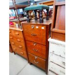 Wooden 3 drawer filing cabinet