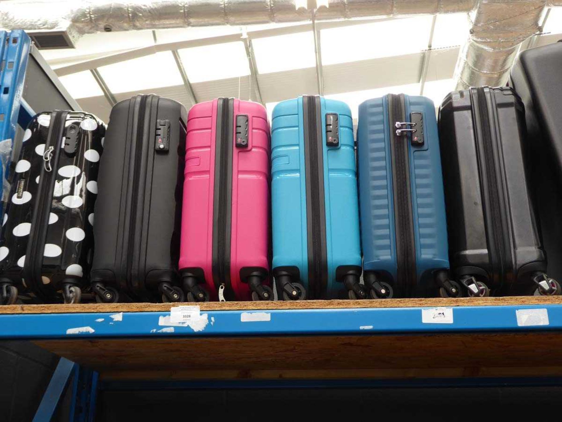+VAT 6 mini hard shell suitcases