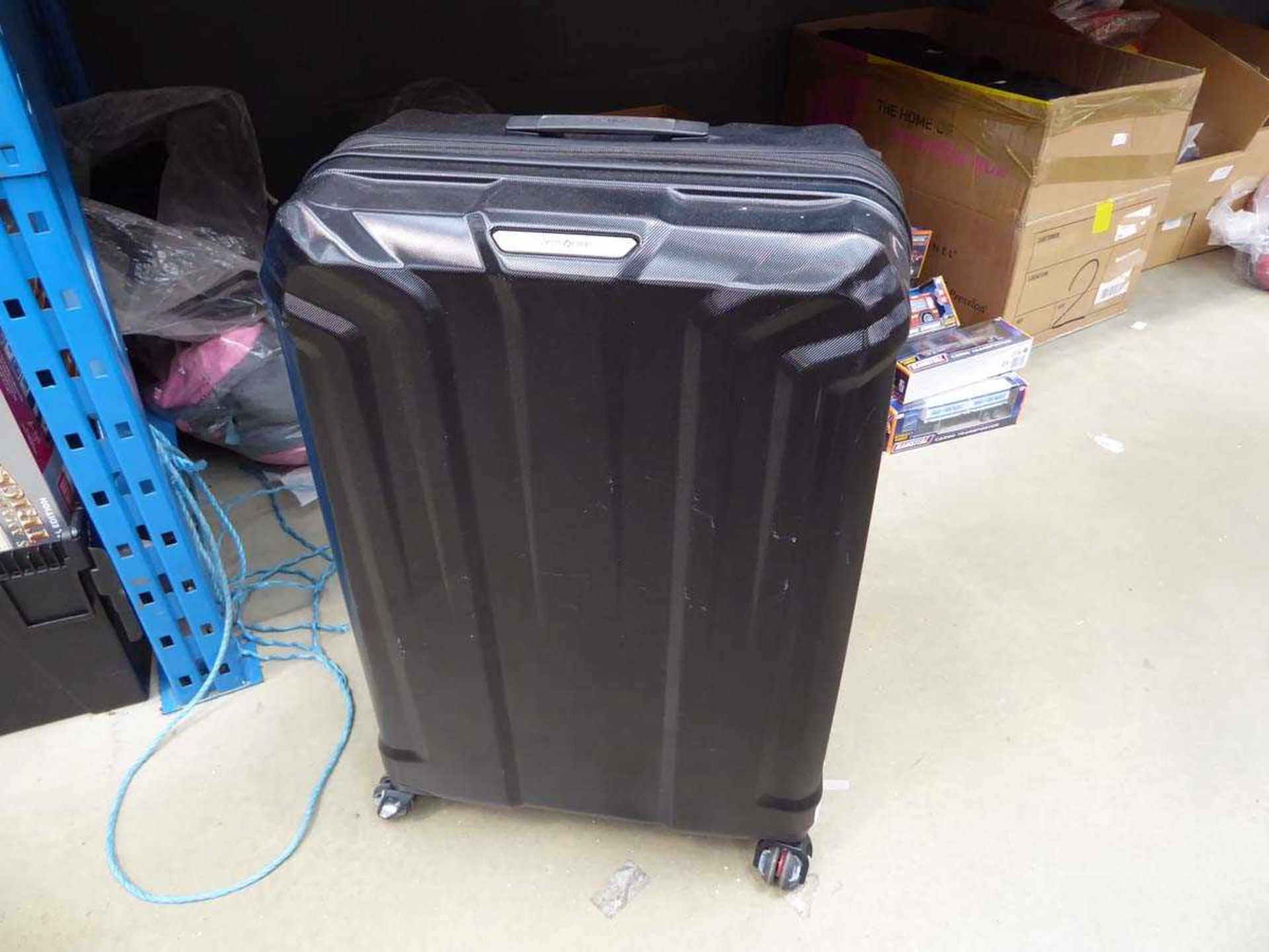 Large hard shell Samsonite suitcase