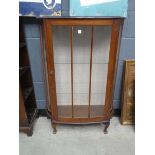 (1) 1950s single door china cabinet