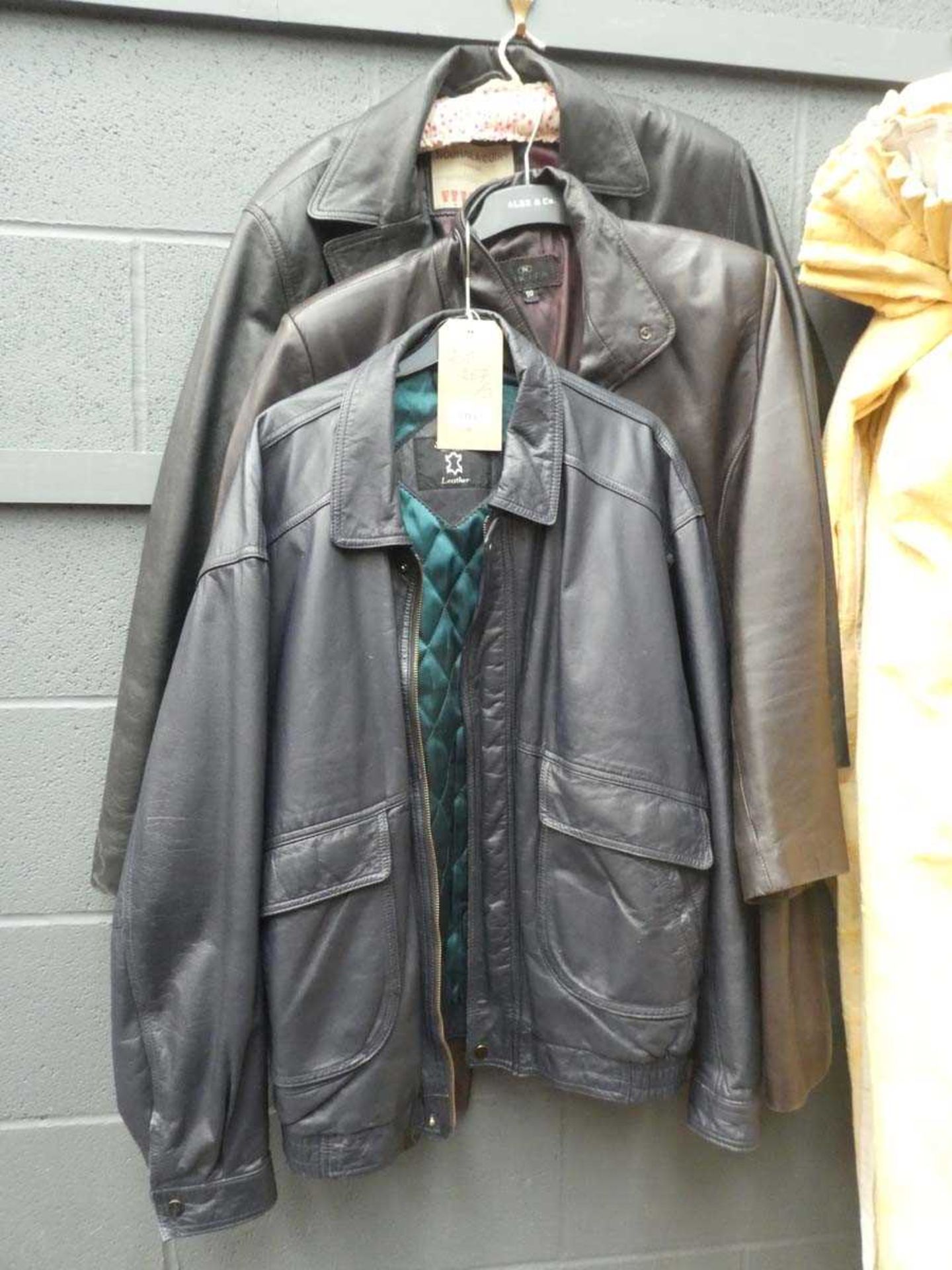 3 leather gents jackets