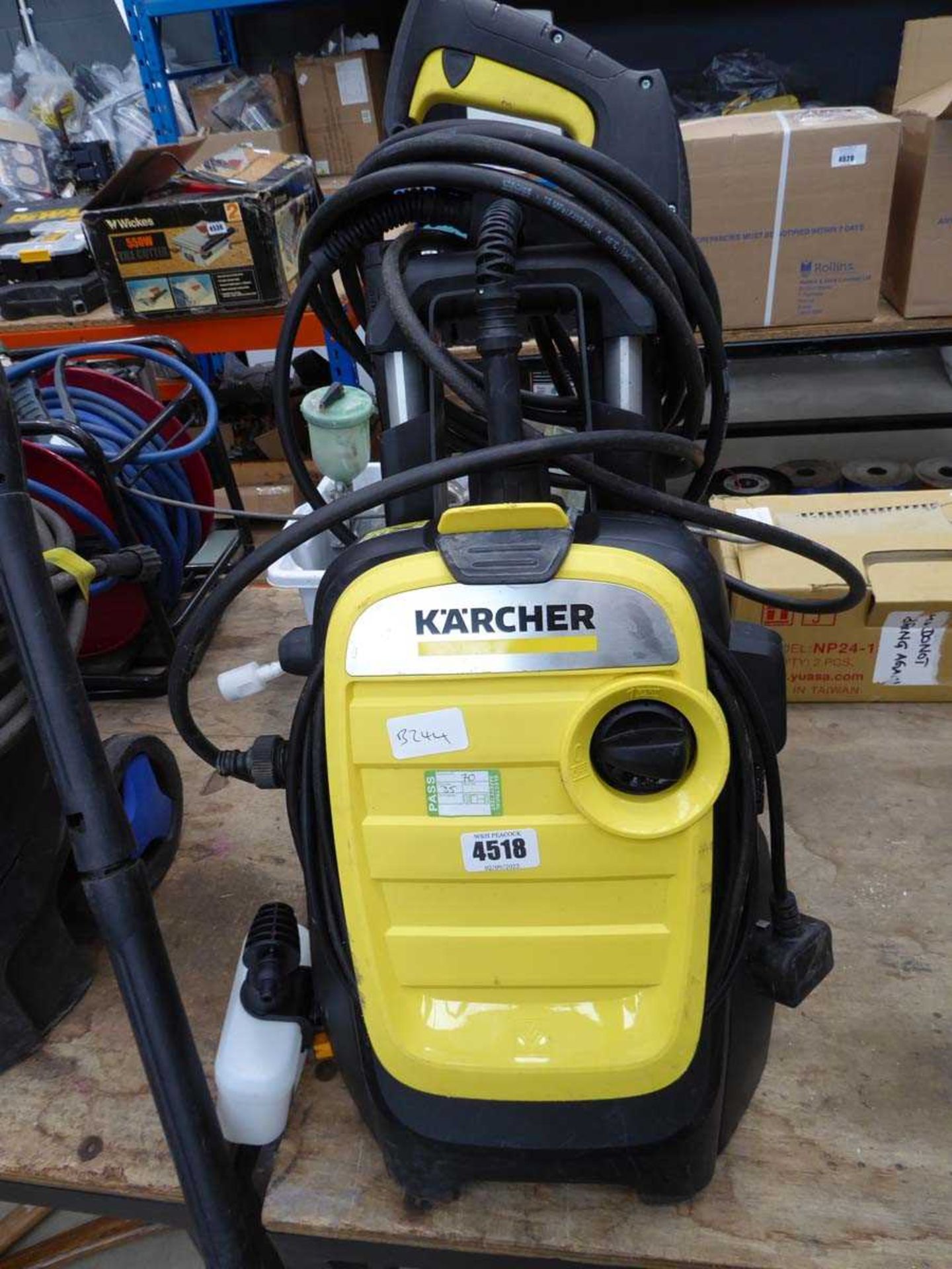 Small Karcher electric pressure washer