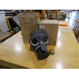 2 boxed gas/respirator masks, including Mickey Mouse mask