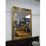 Gilt framed rectangular wall mirror