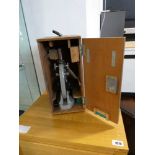 Cased microscope, Prinz Optics no. 56109