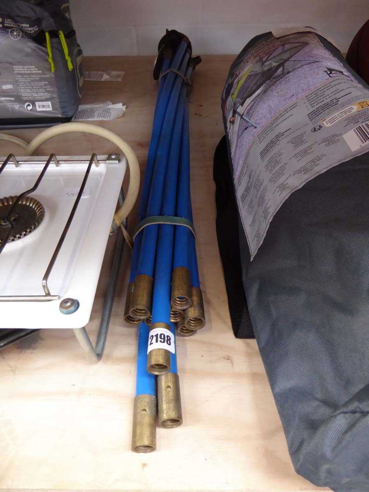 Set of draining rods