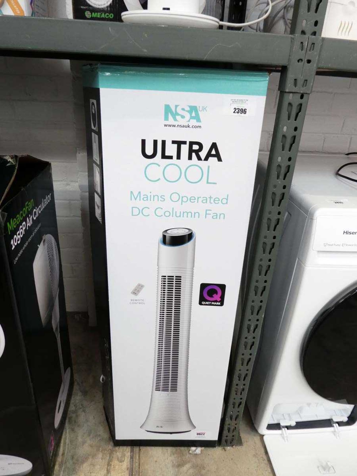 +VAT Ultra Cool mains operated DC column fan