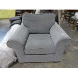 Modern fabric armchair